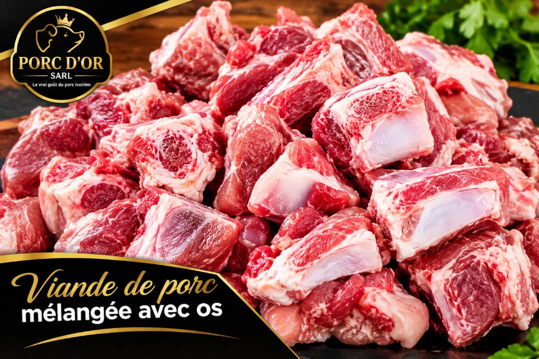 Viande mélangé avec Os